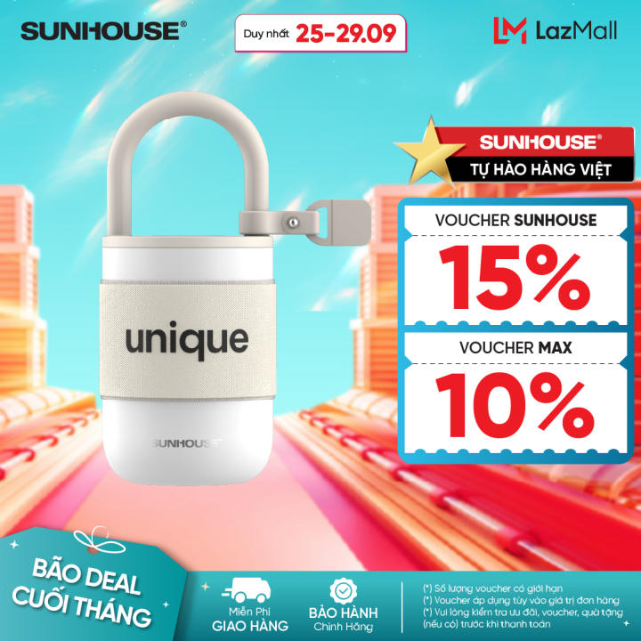 Bình giữ nhiệt Unique 300/400ml Sunhouse KS-TU300US/KS-TU400UW –…