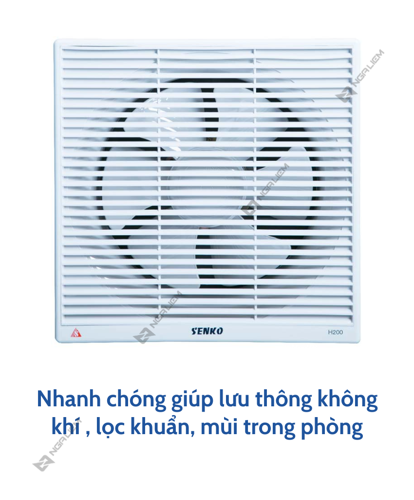 Quạt Hút Tường Thông Gió Senko (H150) [Hàng chính hãng]