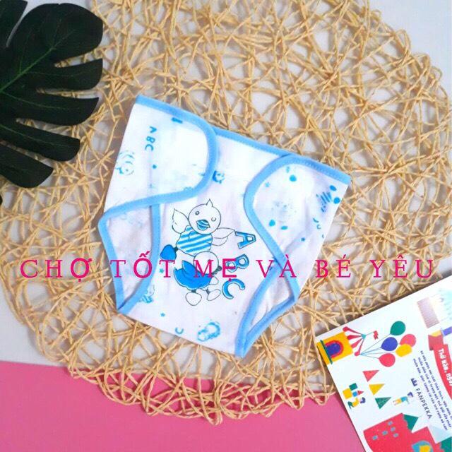 [HCM]COMBO 10 TÃ DÁN COTTON MỀM MẠI CHO BÉ SƠ SINH