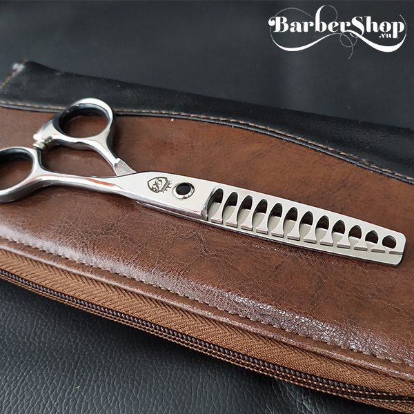 Kéo tỉa tóc răng thưa Barber 625 - 12 răng