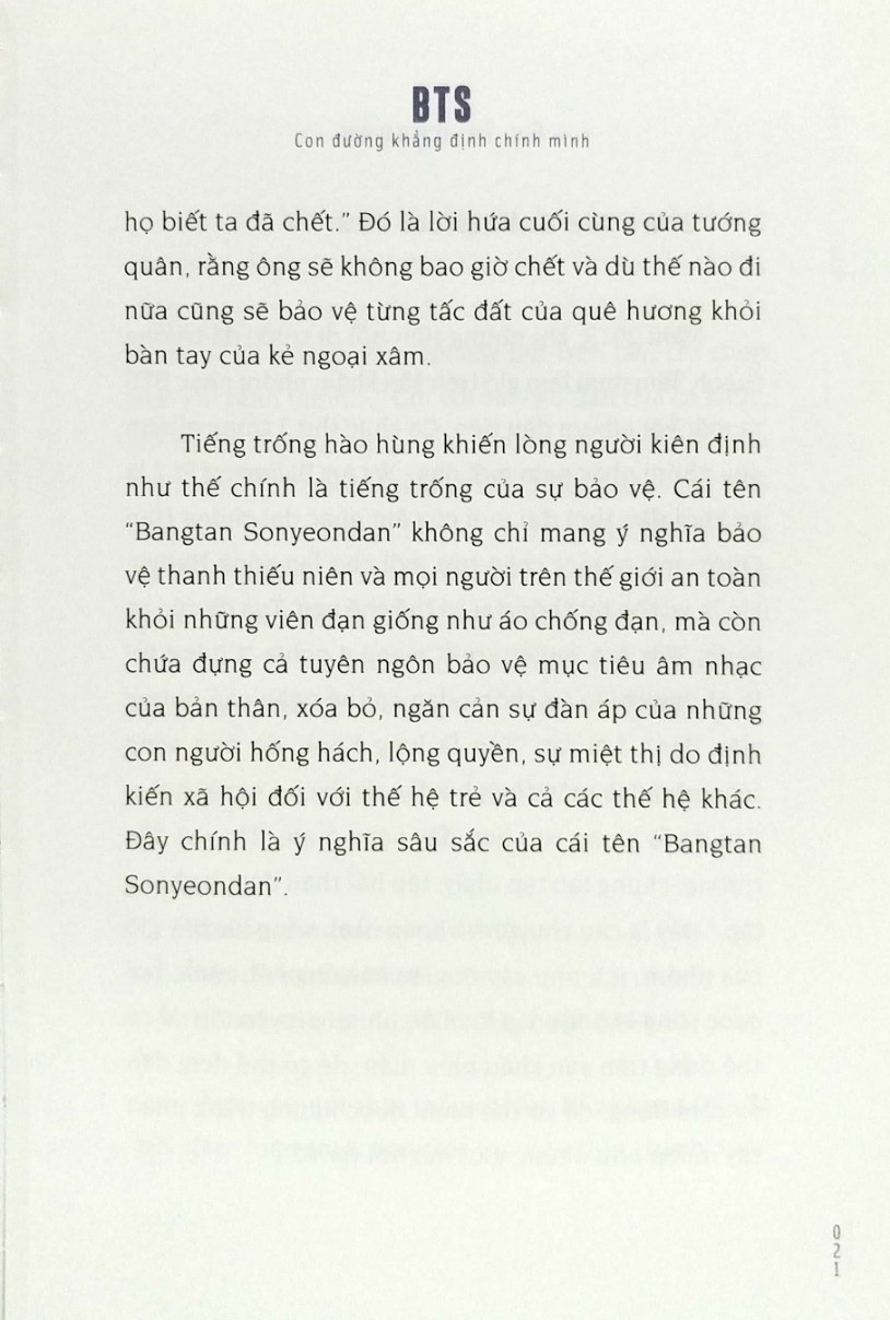 Fahasa - BTS - Con Đường Khẳng Định Chính Mình