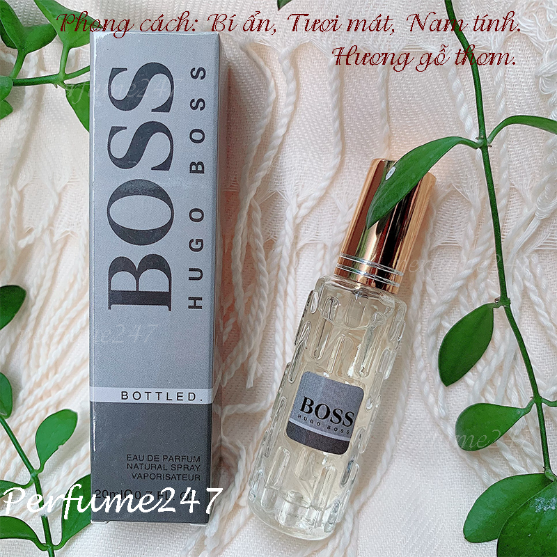 [HCM]COMBO 3 CHAI NƯỚC HOA NAM HUG0 BOOS MINI 20ML