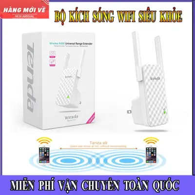 [HCM]Tenda Bộ Kích Sóng Wifi A9 Chuẩn N 300Mbps - Hãng Phân Phối Chính Thức