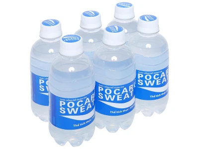 6 chai nước khoáng i-on Pocari Sweat 350ml