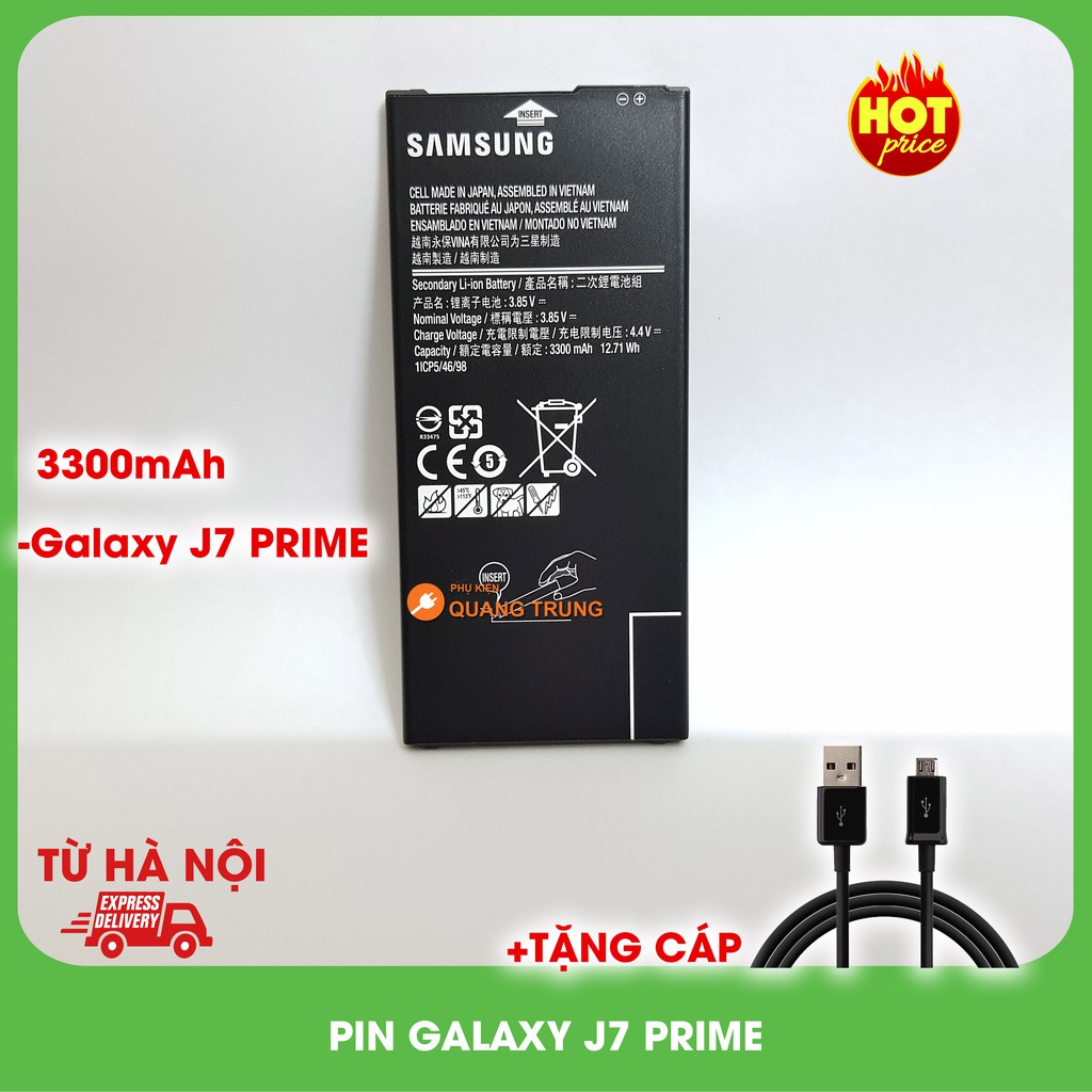 BÁO GIÁ PIN DT SAMSUNG J7 | Shopee Lazada Sendo Tiki mới nhất 64 Pin Samsung Galaxy J7 Prime chuẩn zin (bg610), sản phẩm đa dạng về mẫu mã, kích cỡ, chất lượng đảm bảo, cam kết hàng giống vơi mô tả