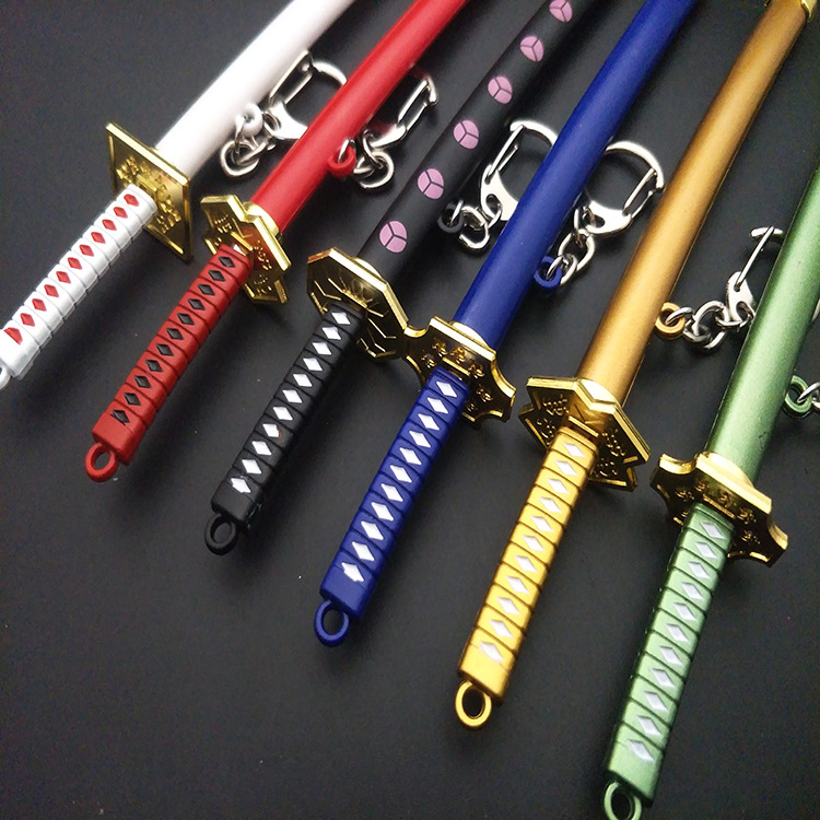 Combo móc khoa mô hình kiếm katana nhật bản (7 Chiếc)