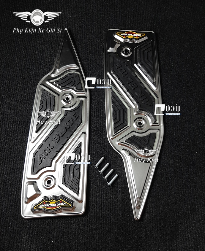 [HCM]Gác Chân Trước Xe Air Blade 2013 - 2015 INOX 100% (Tặng Kèm Ốc) Đẳng Cấp MS2444
