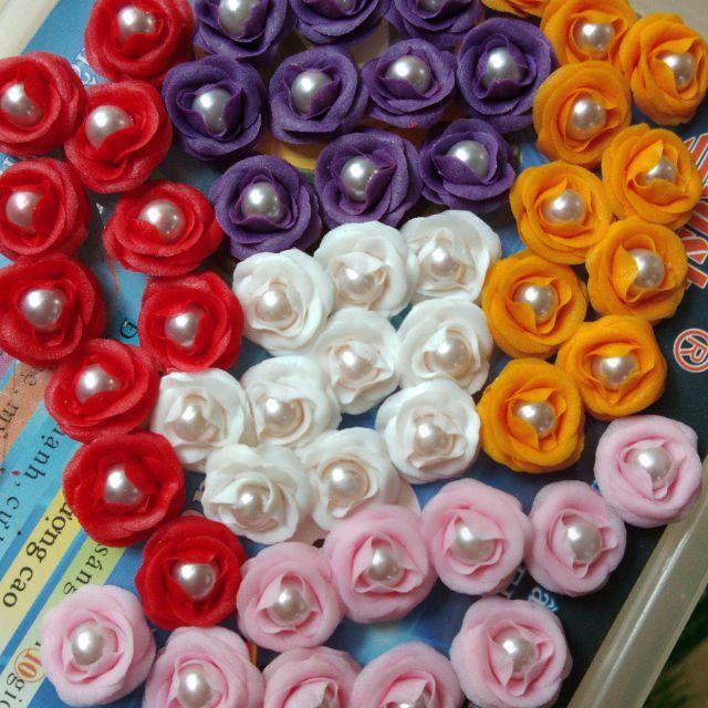 Set 30 bông hồng ngọc nhiều màu