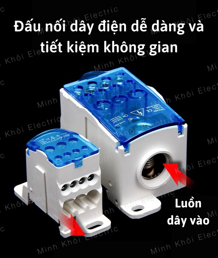 Cầu chia dây điện, hộp đầu nối cáp, cầu đấu khối, cầu đấu chia dây, cút nối, đầu nối điện