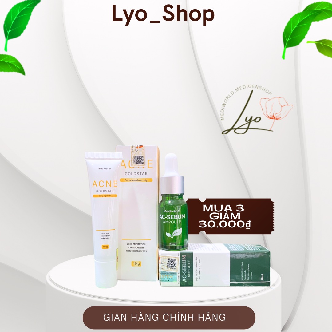 Serum mụn AC SEBUM AMPOULE Mediworld - LYO