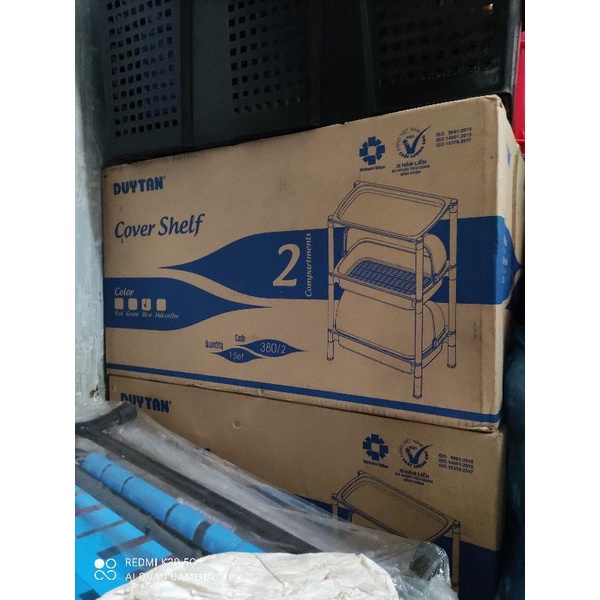 kệ chắn nắp 3 ngăn lớn Duy Tân