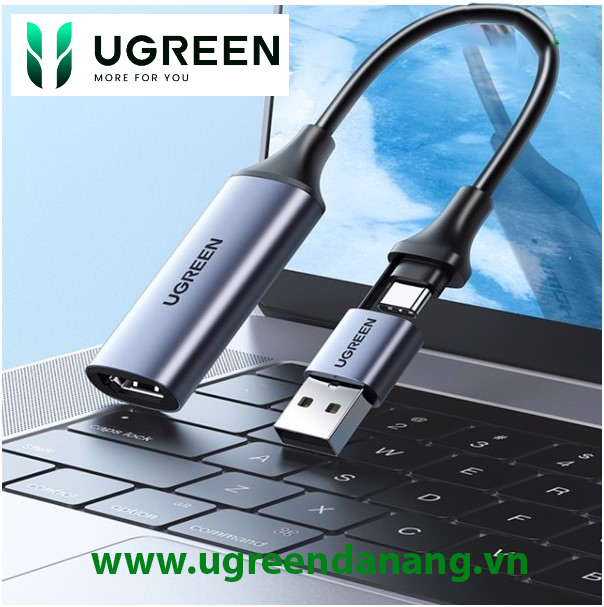 USB Capture HDMI, live streaming 1080P HDMI to USB 2.0, Type-C Ugreen 40189