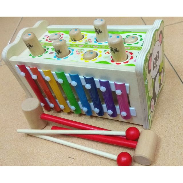 Bộ Đập Chuột Gỗ Kèm Đàn 8 Thanh