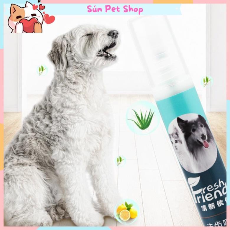 Xịt thơm miệng cho chó mèo Fresh Friend 14ml