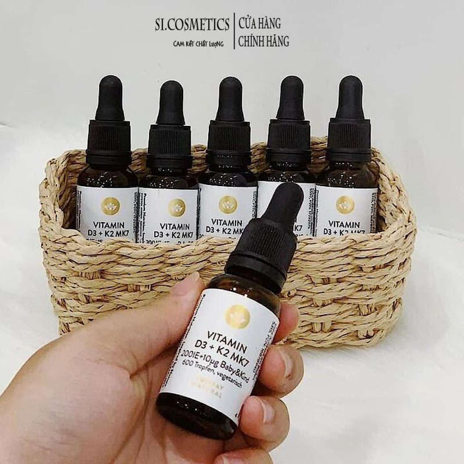 Vitamin d3 k2 mk7 sunday natural 20ml - vitamin d3 cho bé - vitamin d3 đức - giúp bé hấp thu canxi