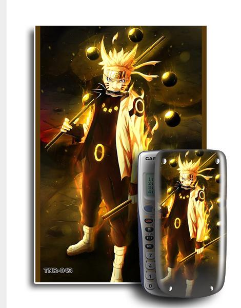Bộ 2 decal trang trí máy tính cầm tay Naruto 046