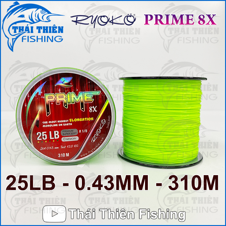 Cước câu cá ryoko thái lan prime 8x