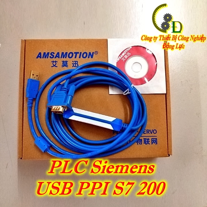 Cáp lập trình cho PLC Siemens S7-200 USB-PPI
