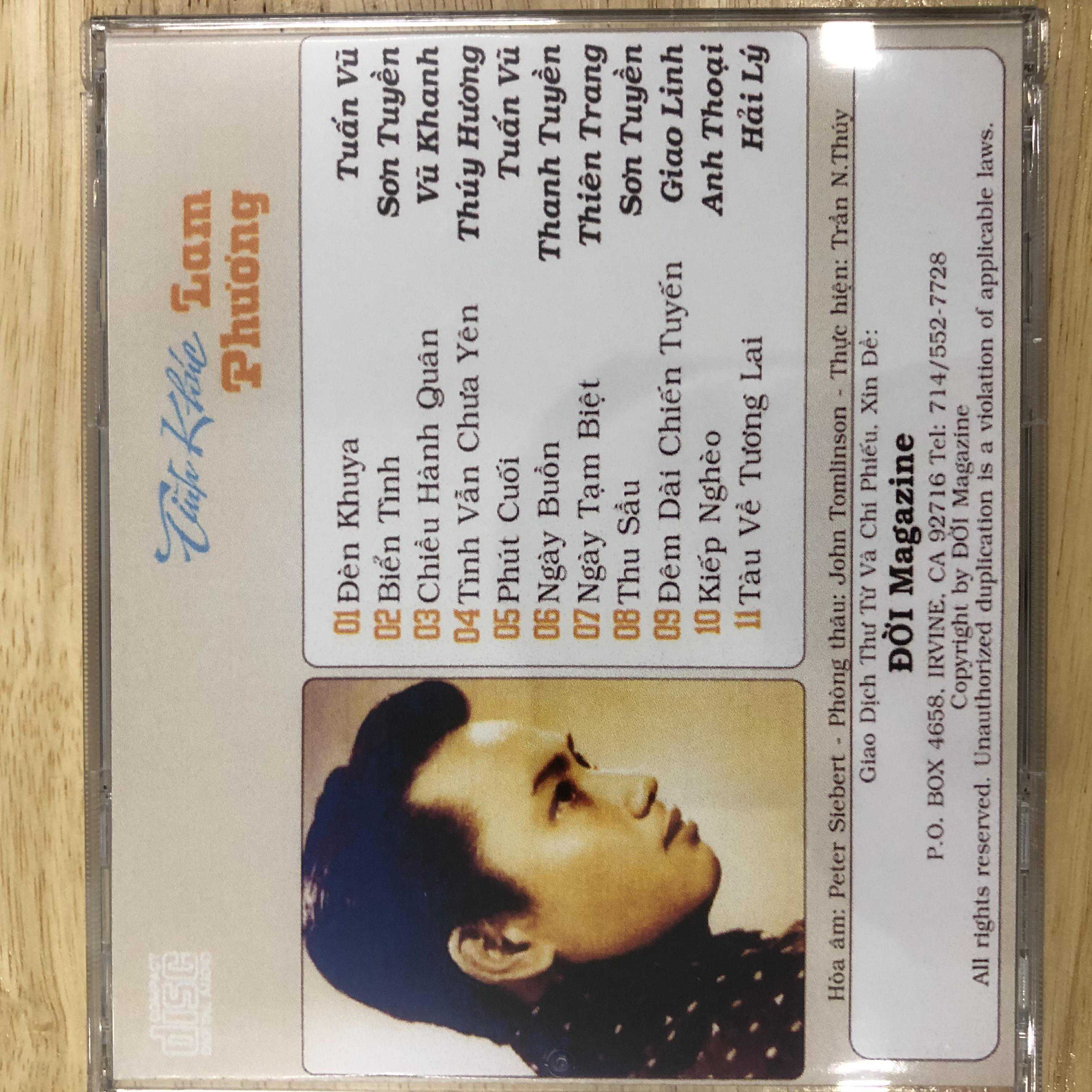 [HCM]Tình Khúc Lam Phương - Đời CD 33