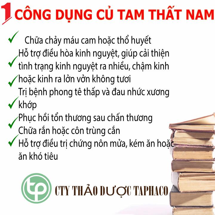 Củ tam thất nam khô 500g - Hàng sạch thơm cao cấp - Thảo Dược Tấn Phát
