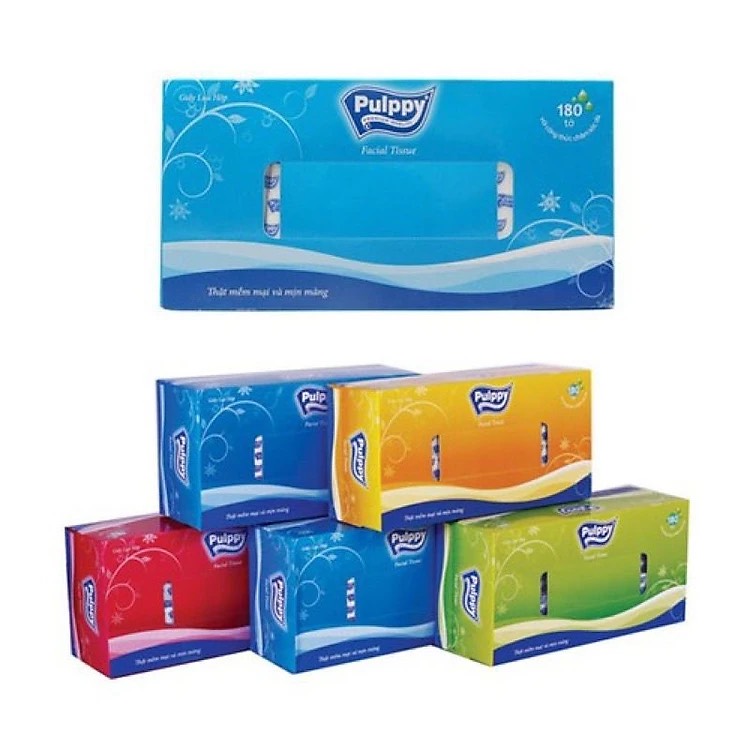 Khăn Giấy Lụa Hộp Pulppy