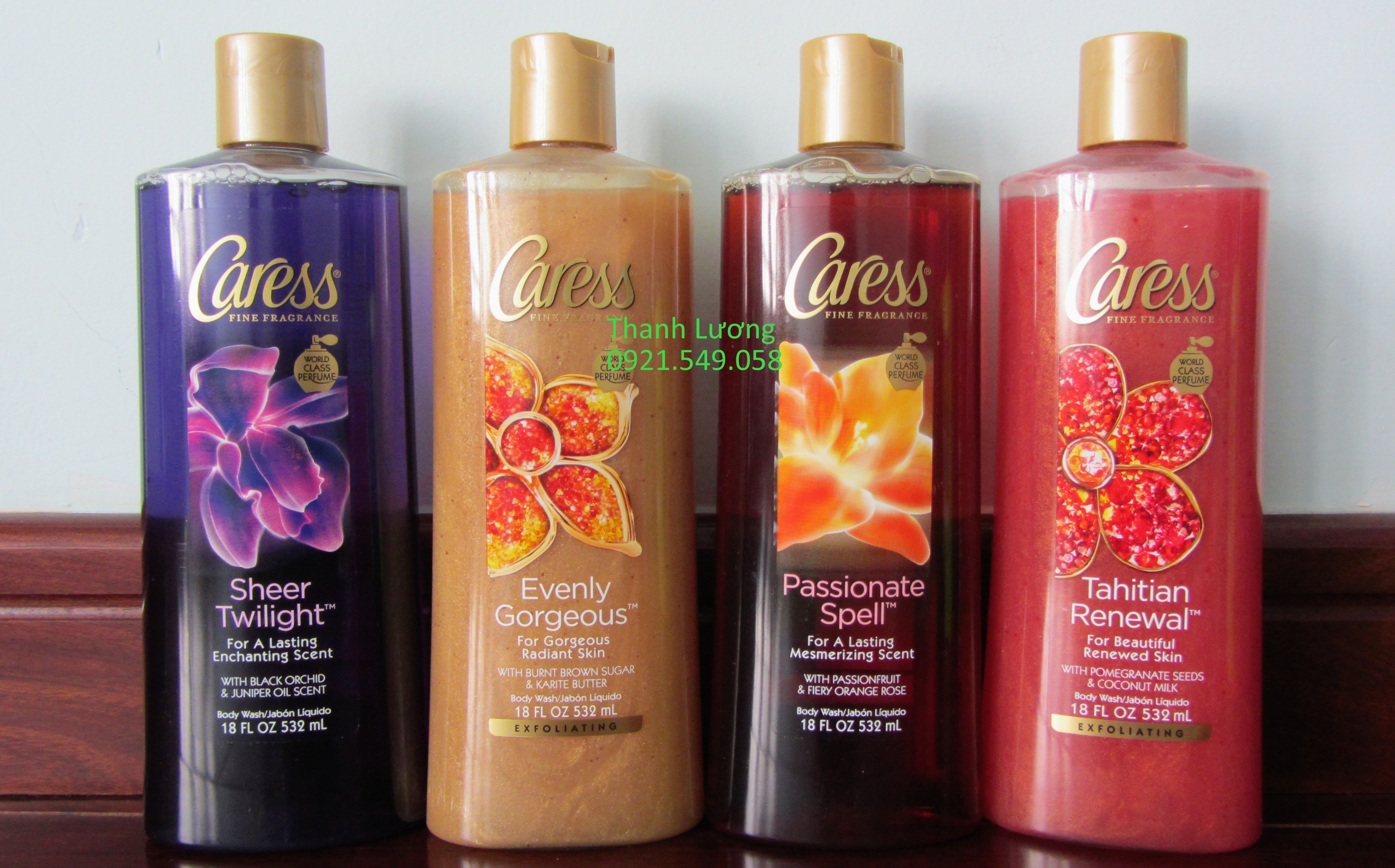 Sữa tắm nước hoa Caress (532ml) - USA