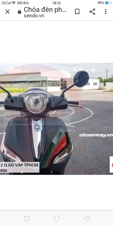 XI NHAN TRƯỚC TRÁI XE PIAGGIO - LIBERTY