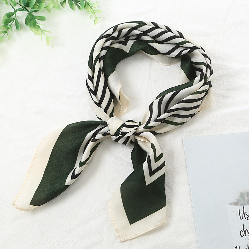 Shawl collar female silk scarf silk square 70 cm