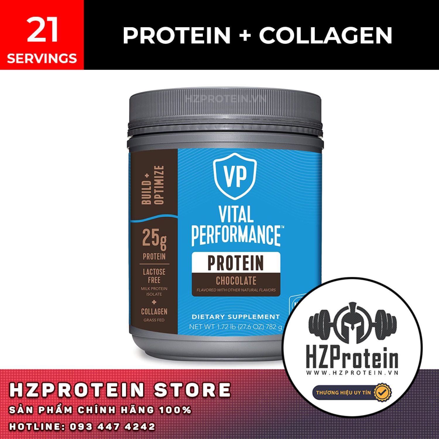 Vital Protein Performance - Bổ sung Protein và Collagen Peptides cho hiệu