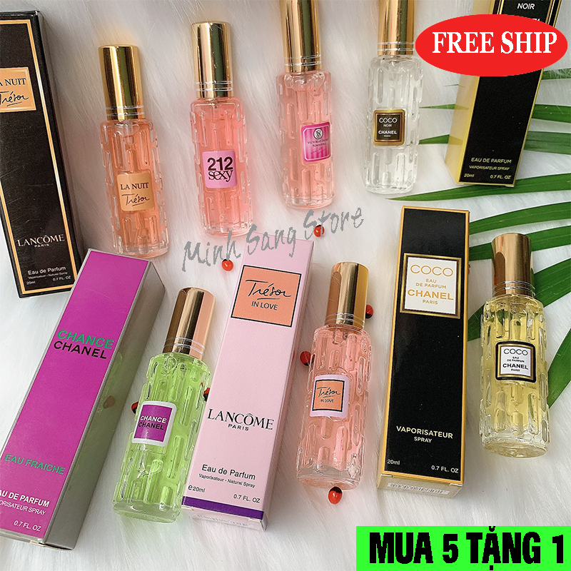 [HCM][QUÀ TẶNG] NƯỚC HOA MINI NỮ 20ML THƠM LÂU ( MÙI NGẪU NHIÊN)