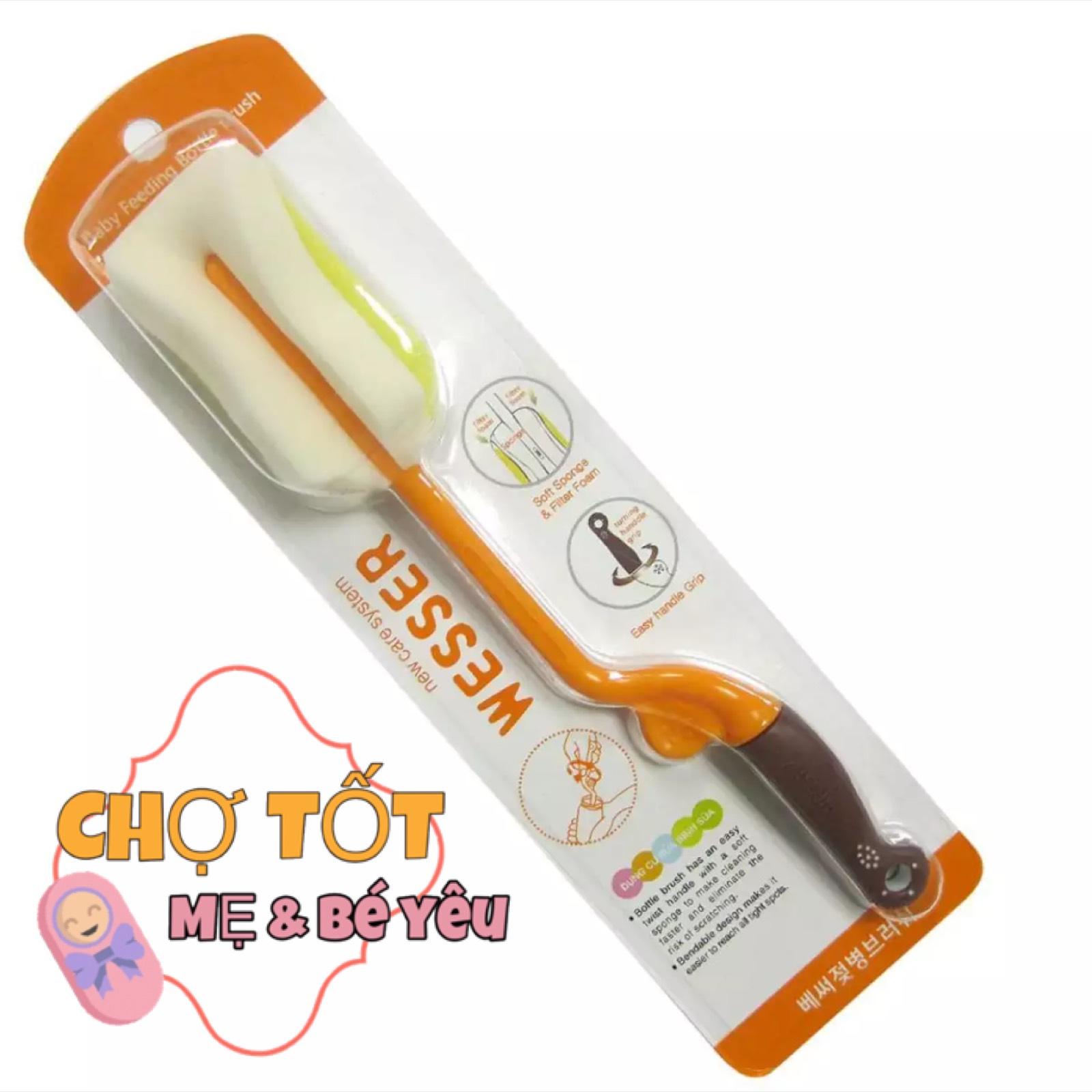 [HCM]CÂY RỬA BÌNH SỮA WESSER 360 ĐỘ