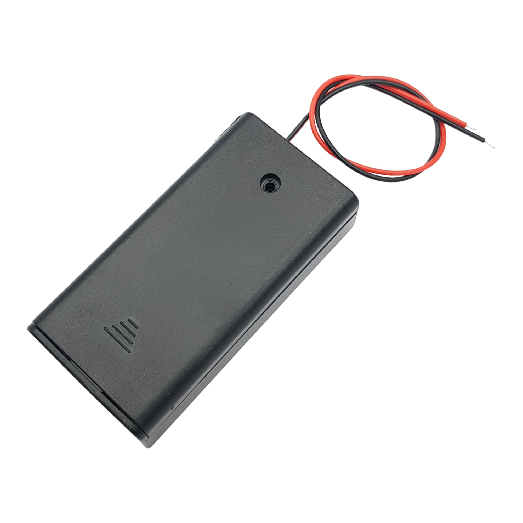 Hộp đế 2 pin AA có nắp và công tắc