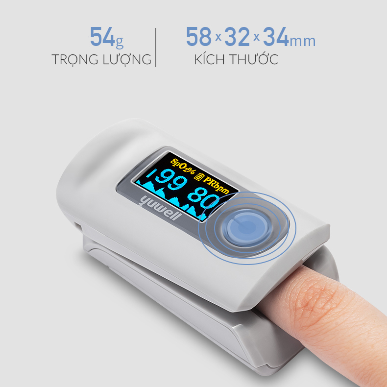 [[SpO2]] Máy đo nồng độ oxy trong máu Yuwell YX301 - Đo nhanh, chính xác - Bảo hành 2 năm