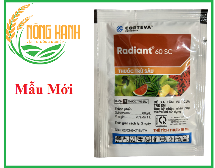 Radiant 60SC Bộ 5 GÓI - MẪU MỚI 2023