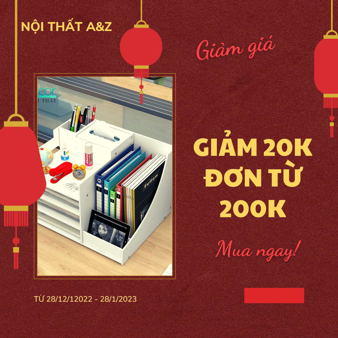 Kệ để tài liệu, kệ văn phòng đa năng chất liệu gỗ nhựa, chống nước 100%