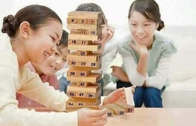Bộ đồ chơi rút gỗ loại to cho bé