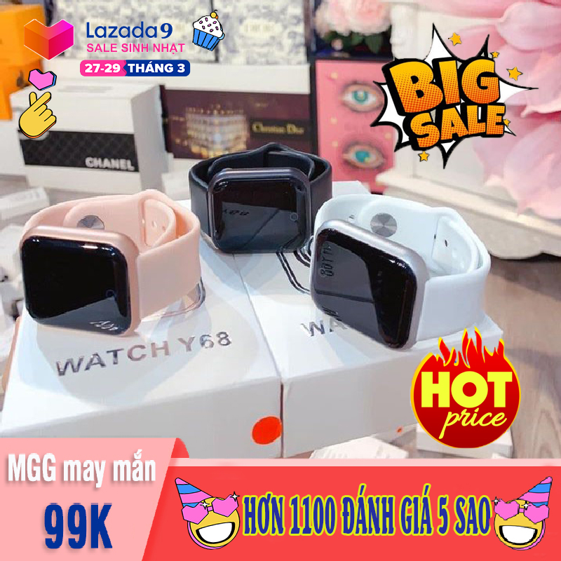 >> BÁO GIÁ ĐỒNG HỒ THÔNG MINH GIÁ RẺ T8 NAM NỮ THỂ THAO CHỐNG NƯỚC ĐỒNG HỒ THÔNG MINH ĐỒNG HỒ ĐEO TAY THEO DÕI SỨC KHỎE C | Shopee Lazada Sendo Tiki mới nhất 123 Đồng Hồ Thông Minh Y68 Nam Nữ Thể Thao Chống Nước Đồng Hồ Thông Minh Đồng Hồ Đeo Tay Theo Dõi Sức Khỏe Cho Android