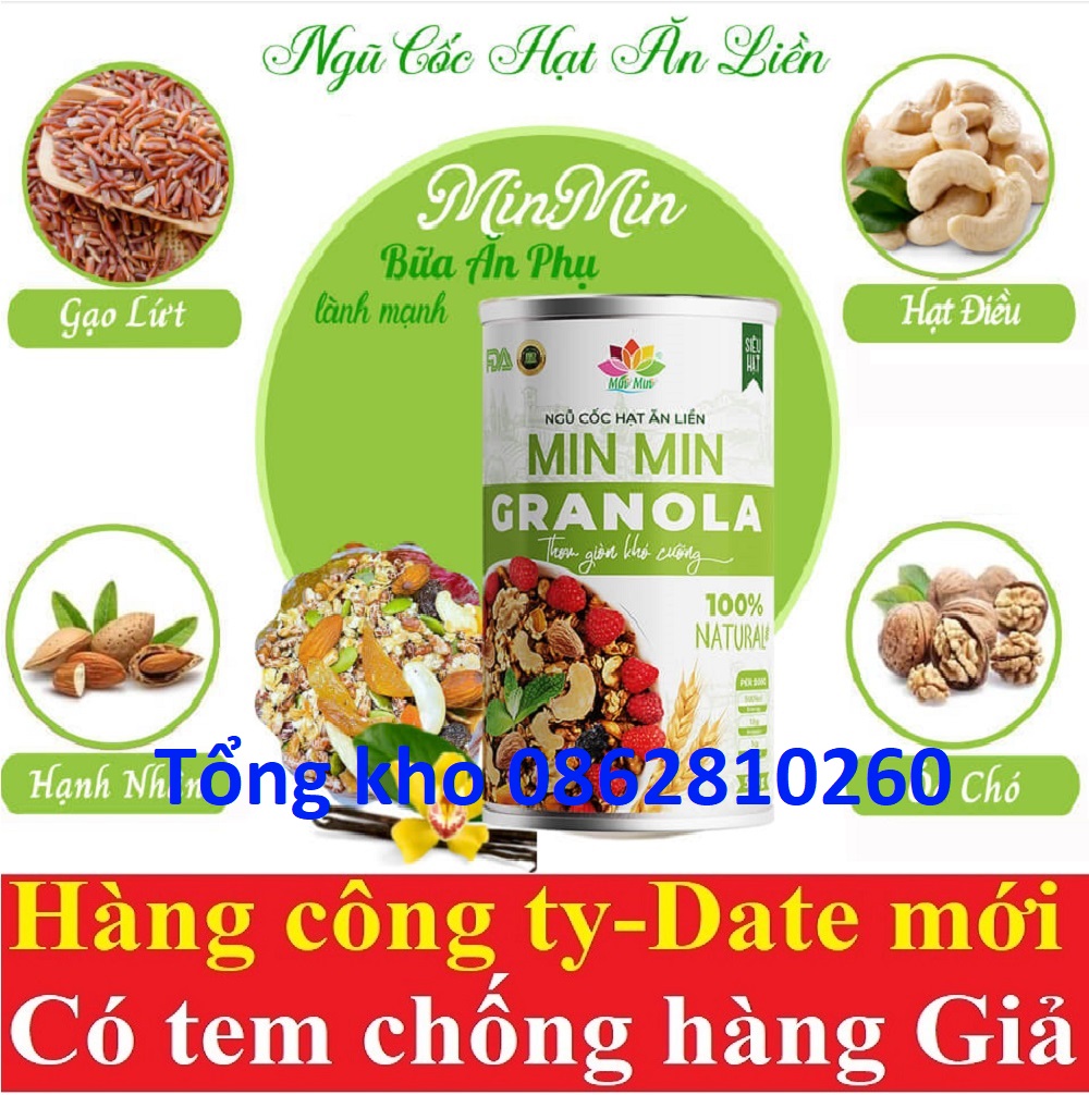 Ngũ cốc hạt ăn liền min min minmin granola