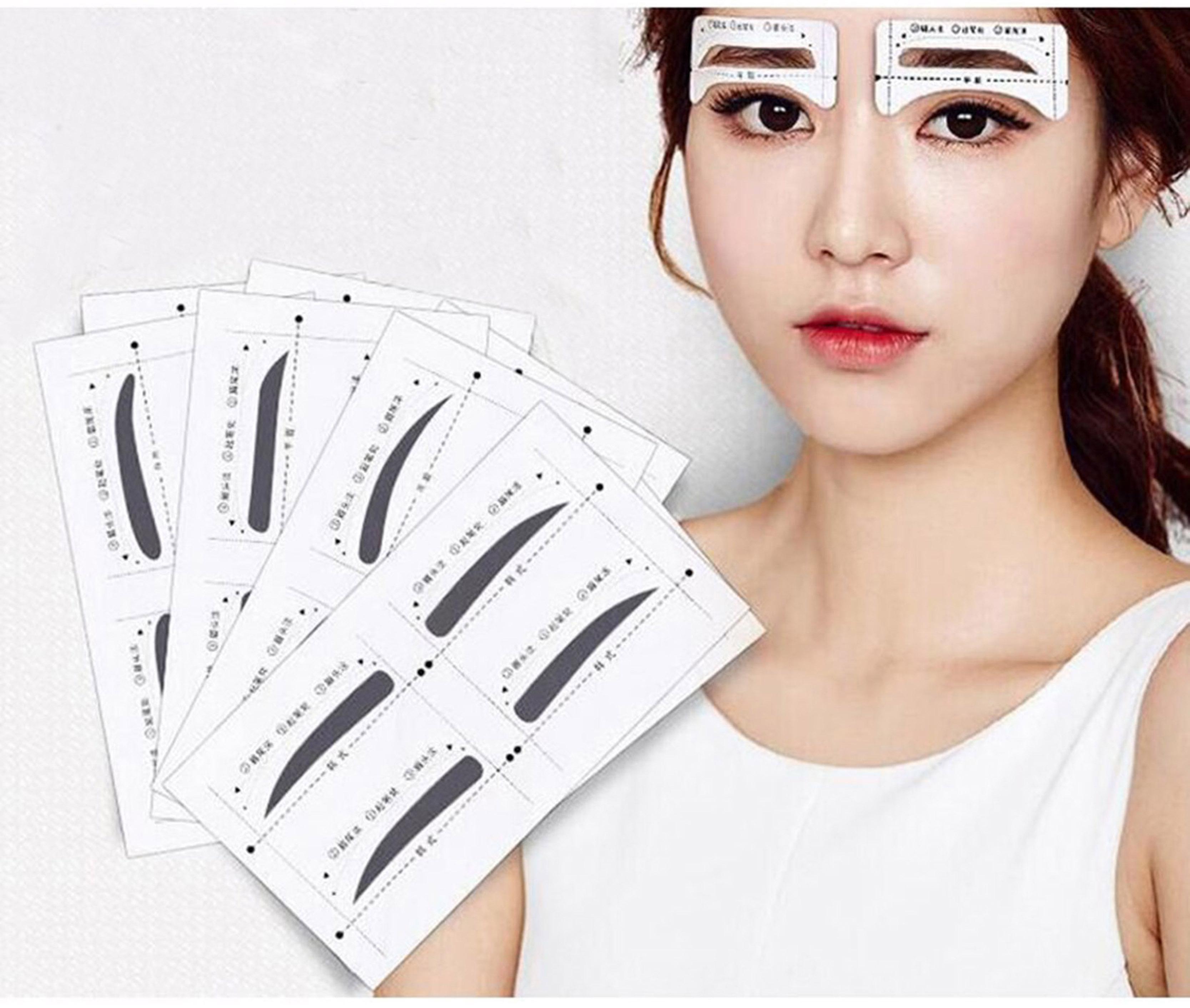[HCM][Combo 3] Set 4 Khuôn Dán Kẻ Lông Mày L019