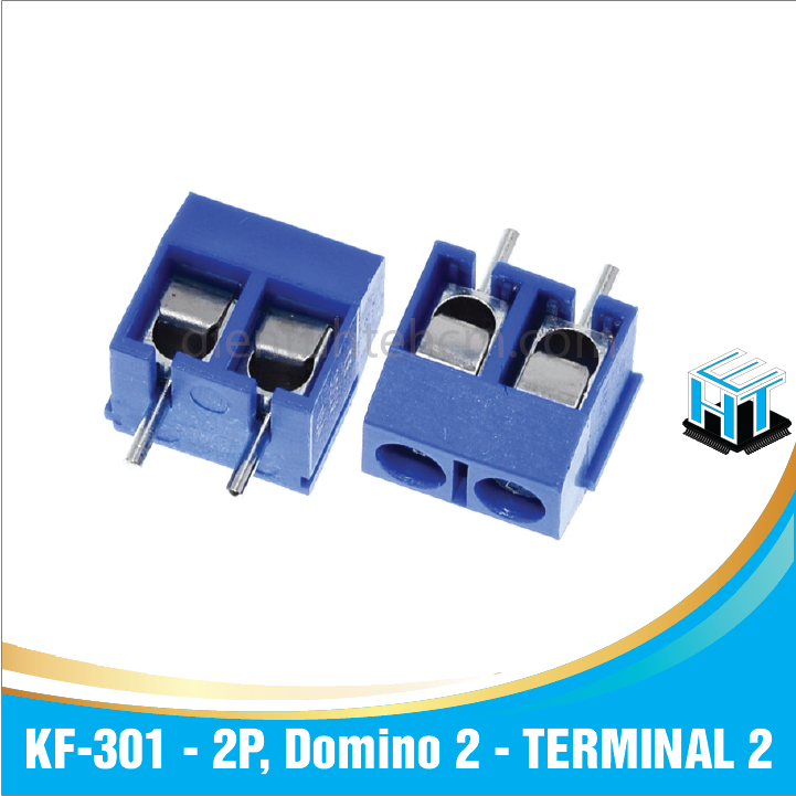 [set 6 con]Đầu Nối KF-301 - 2P, Domino 2 - TERMINAL 2