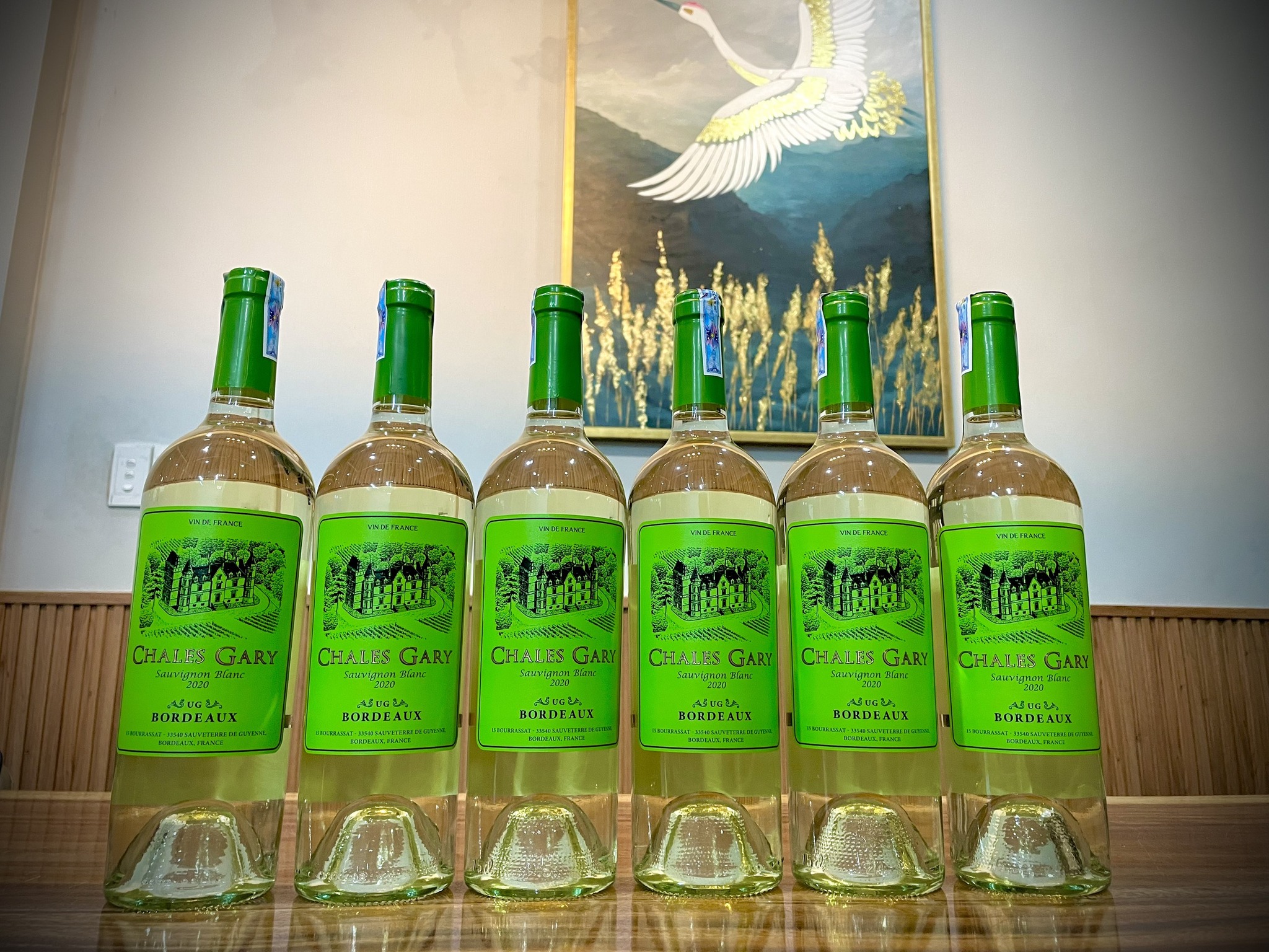 Vang Pháp Chales Gary Sauvignon Blanc