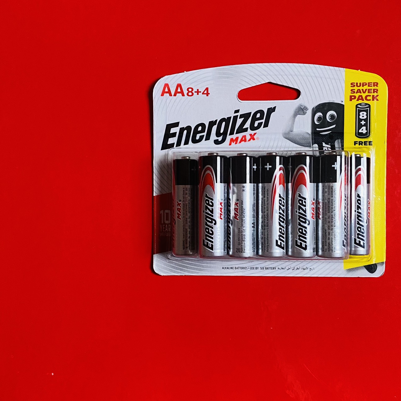 Pin Tiểu AA Alkaline Energizer max vỉ 12 viên