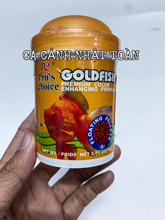 "Hoàn tiền đến 10%" THỨC ĂN CHO CÁ VÀNG GOLD FISH PROCHOICE DẠNG HẠT 75G