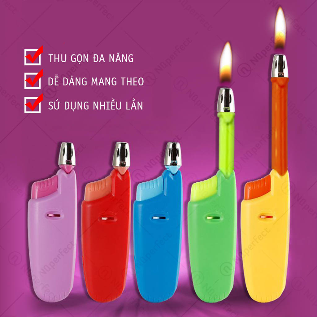 [HCM]Phụ kiện đánh lửa bếp gas/ Bật lửa đa năng 18cm thu gọn 12cm nhẹ tiện lợi - dễ dàng mang theo - sử dụng nhiều lần