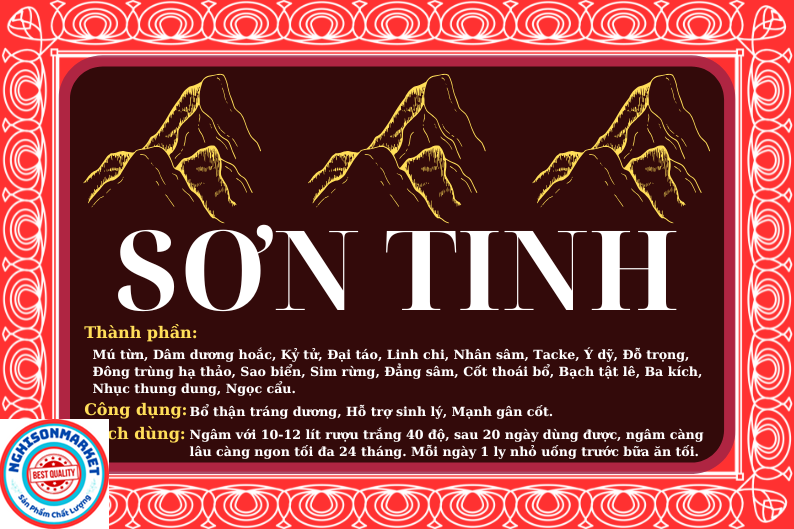 [Đồngâmrượu] Thang sơn tinh 18 vị đặt biệt bổ thận tráng dương hiệu quả