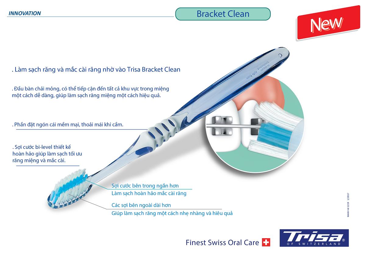 Bàn Chải Dành Cho Người Niềng Răng Trisa Bracket Clean