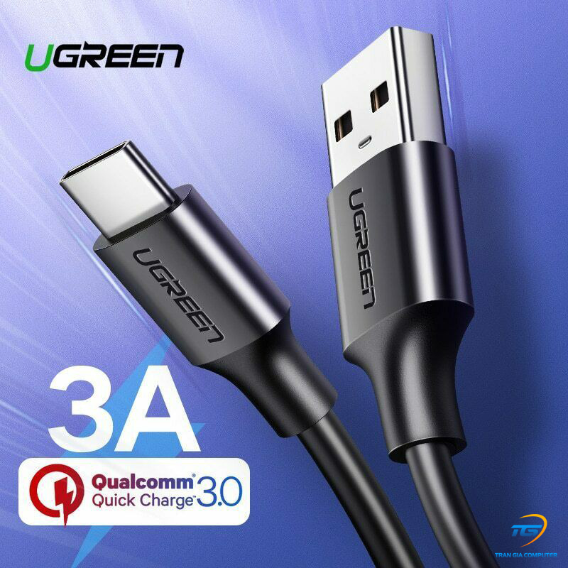 Cáp sạc nhanh USB 2.0 sang USB Type C dài 2M Ugreen 60118