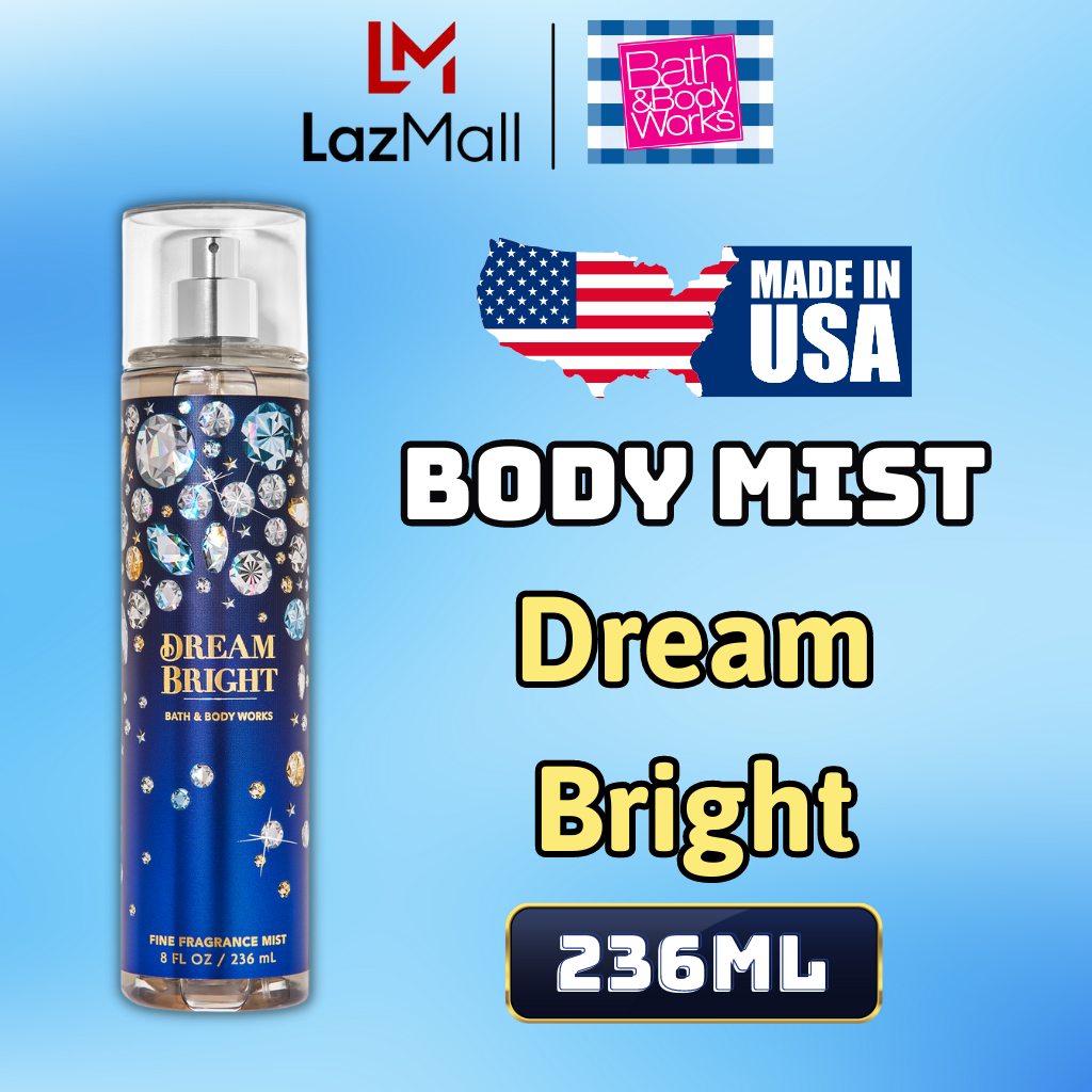 Body Mist Dream Bright Chính Hãng , Bath and Body Work Dream Bright Chính Hãng