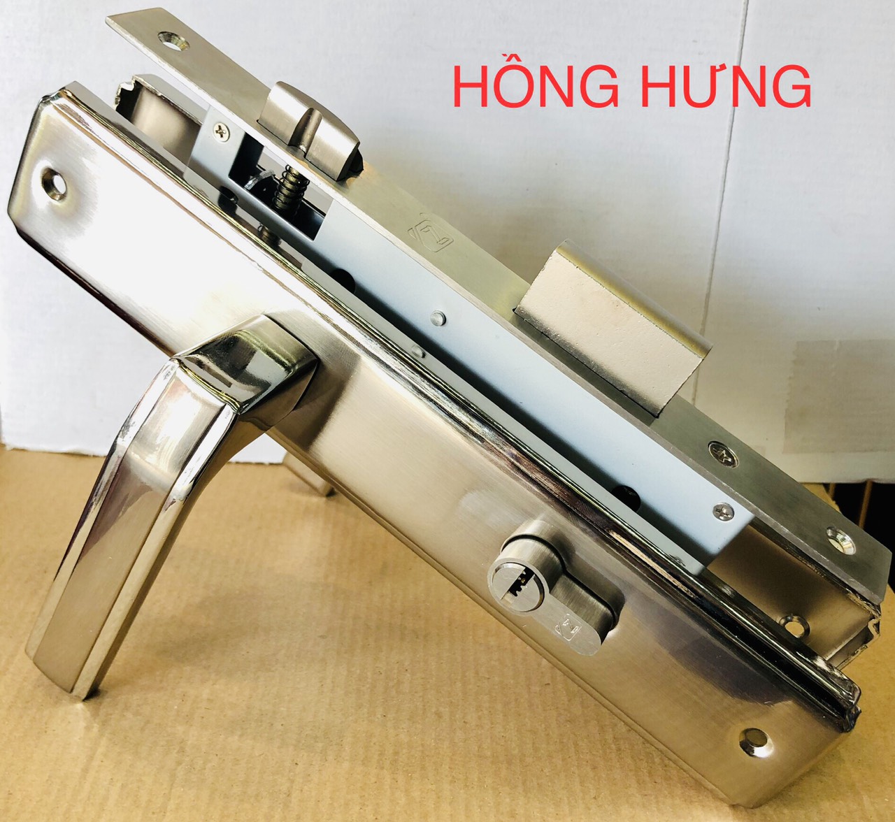 KHÓA TAY GẠT PASINI 9899 MÀU NIKEN MỜ