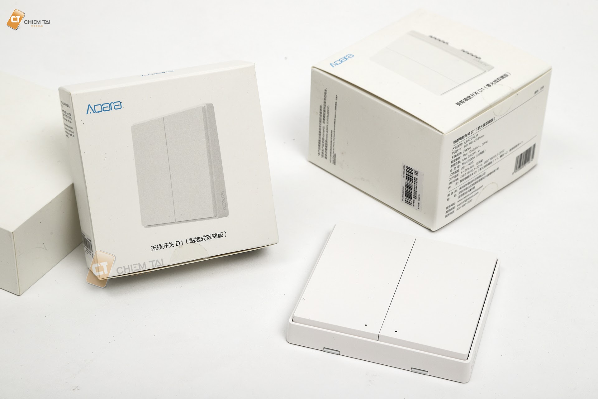 Công tắc thông minh Aqara Zigbee D1 dán tường